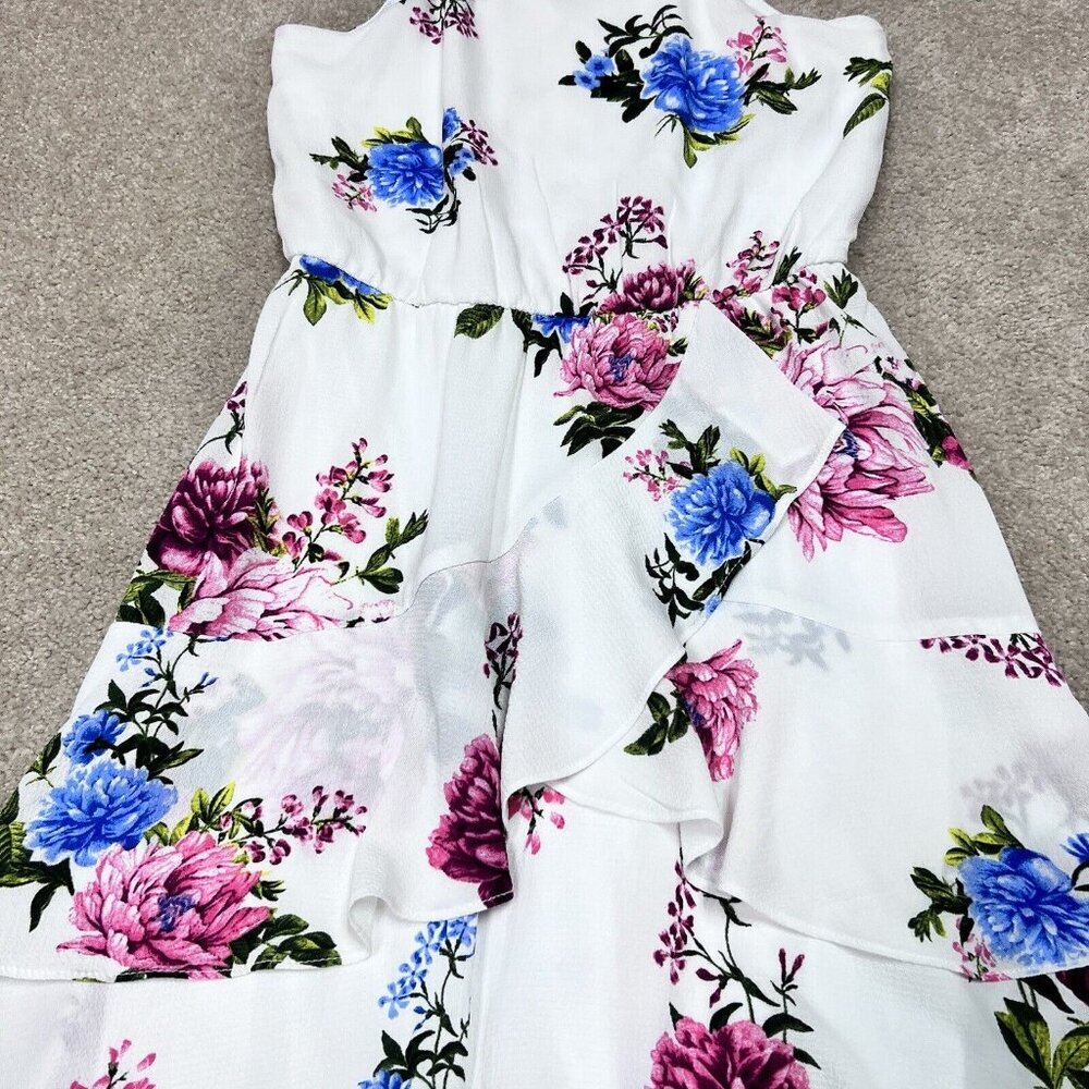 Iz Byer Dress Women’s Multicolored Floral Sleeveless Size XS NWT - Picture 7 of 13